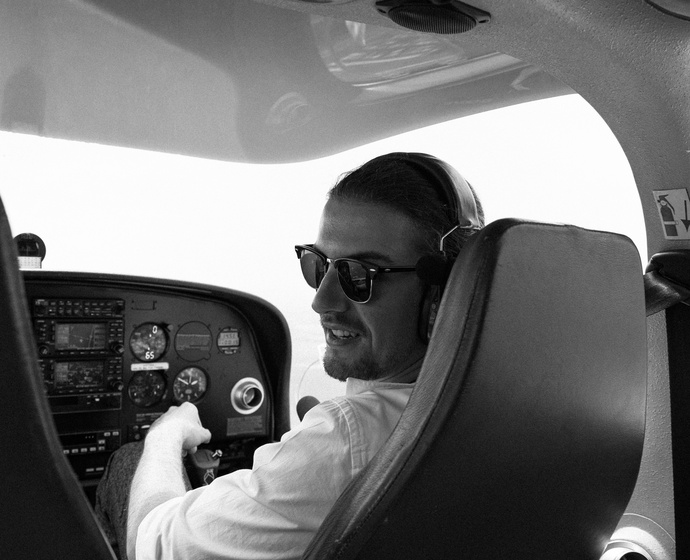 Flugzeug Cockpit