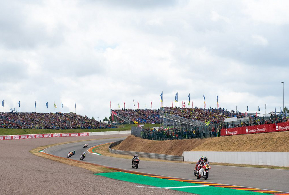 Motorräder auf dem Sachsenring