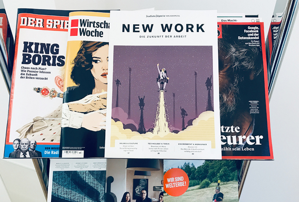NEW WORK - Zeitschrift zwischen anderen Publikationen