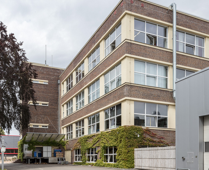 Fassade der Strumpffabrik