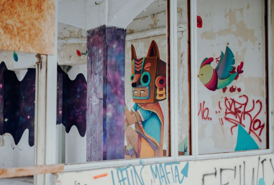 Streetart auf der ibug 2017