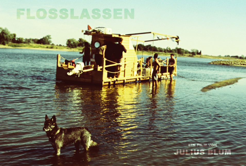 Titelbild mit Floss zum Kurzfilm „Flosslassen“