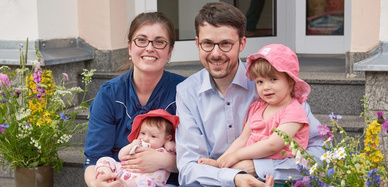 Dr. Andreas Schädlich mit seiner Familie