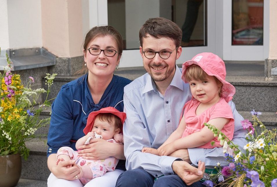 Dr. Andreas Schädlich mit seiner Familie