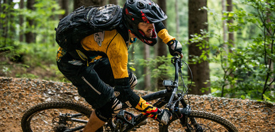 Helge Wanta auf dem Mountainbike