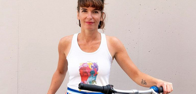 Mareike mit Ihrem nextbike.