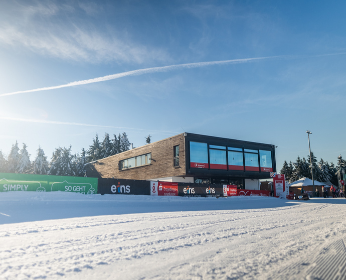 Blick in die Ski-Arena.