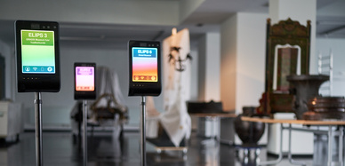 Ein Telepraesenzroboter im Rahmen der REINVENTING 2022.