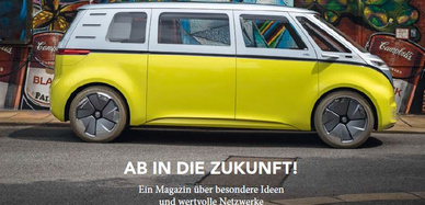 VW I.D. Buzz auf Cover der Zeitschrift
