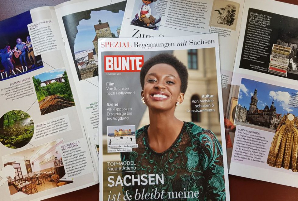Cover und aufgeschlagene Inhalte des BUNTE-Sonderheftes
