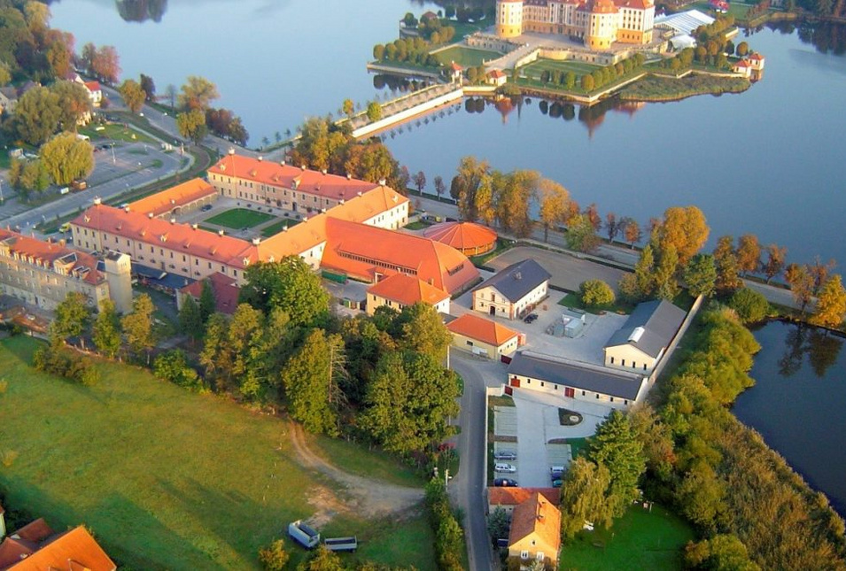 Luftbild Gestüt Moritzburg