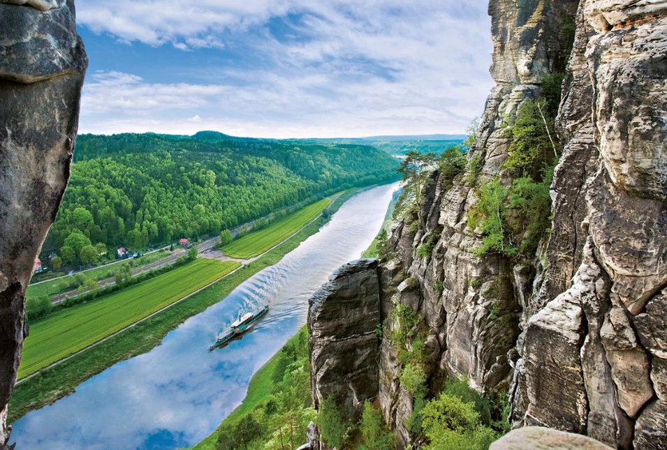 Blick aufs Elbtal