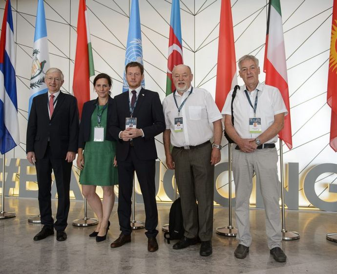 Sächsische Delegation in Baku