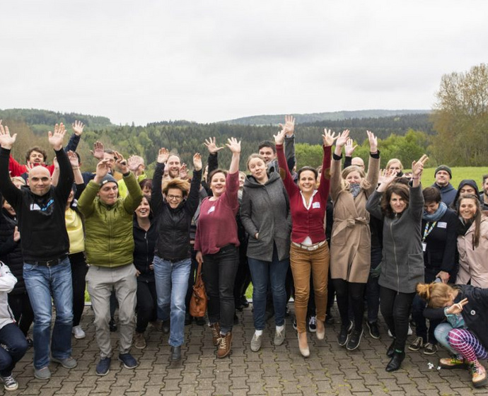 Die zweite Workshop Gruppe im Erzgebirge