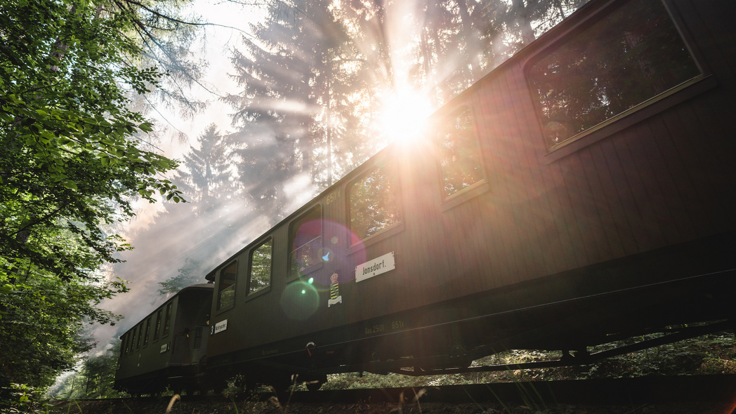 Die Zittauer Schmalspurbahn ist täglich unterwegs.